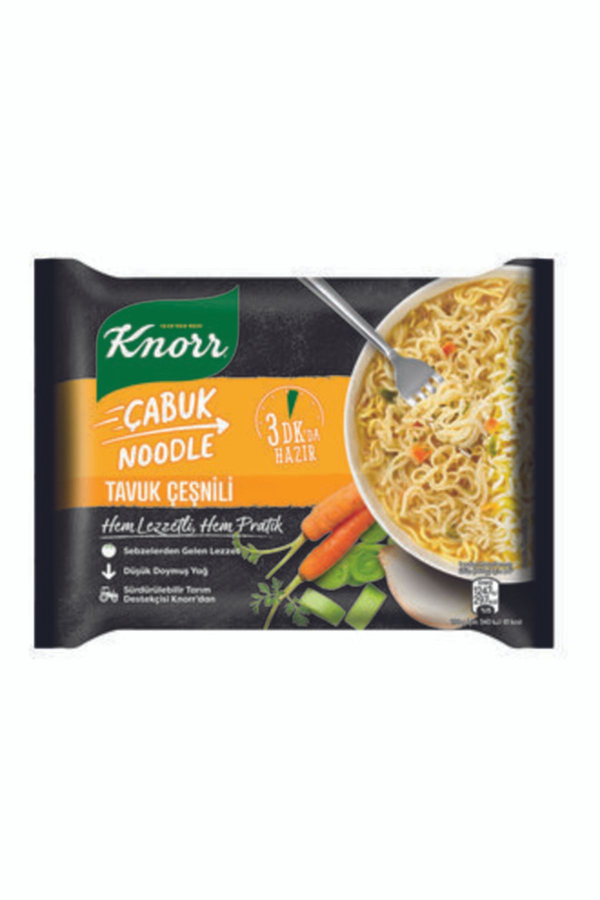 Knorr Çabuk Noodle Tavuk Çeşnili X 5 Adet
