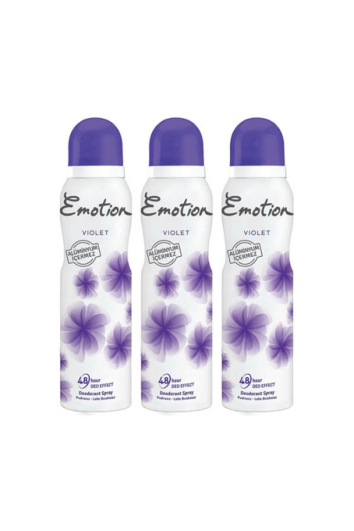 Emotion Violet 150 Ml Deodorant X 3