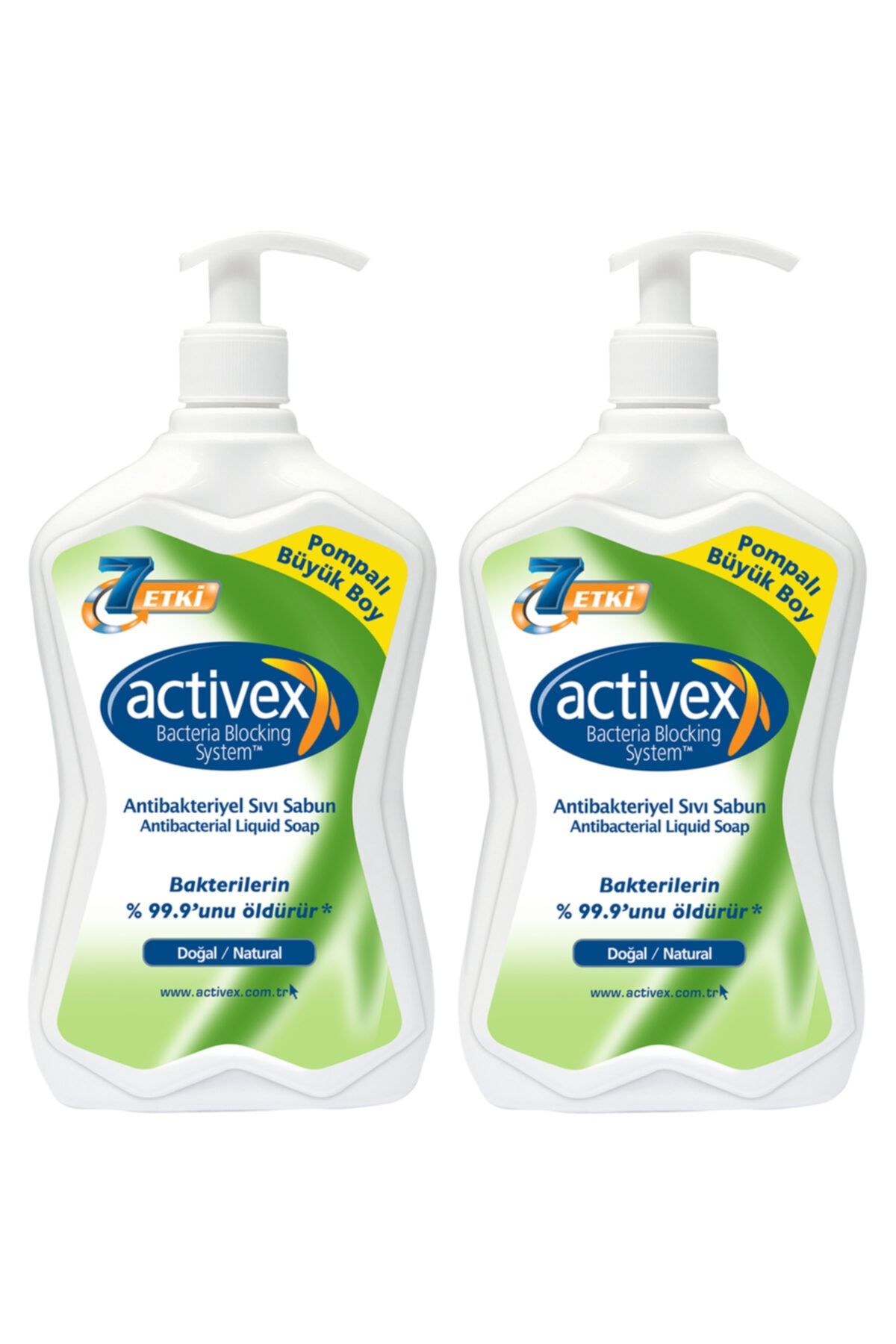 Activex Antibakteriyel Sıvı Sabun Doğal 2x700ml