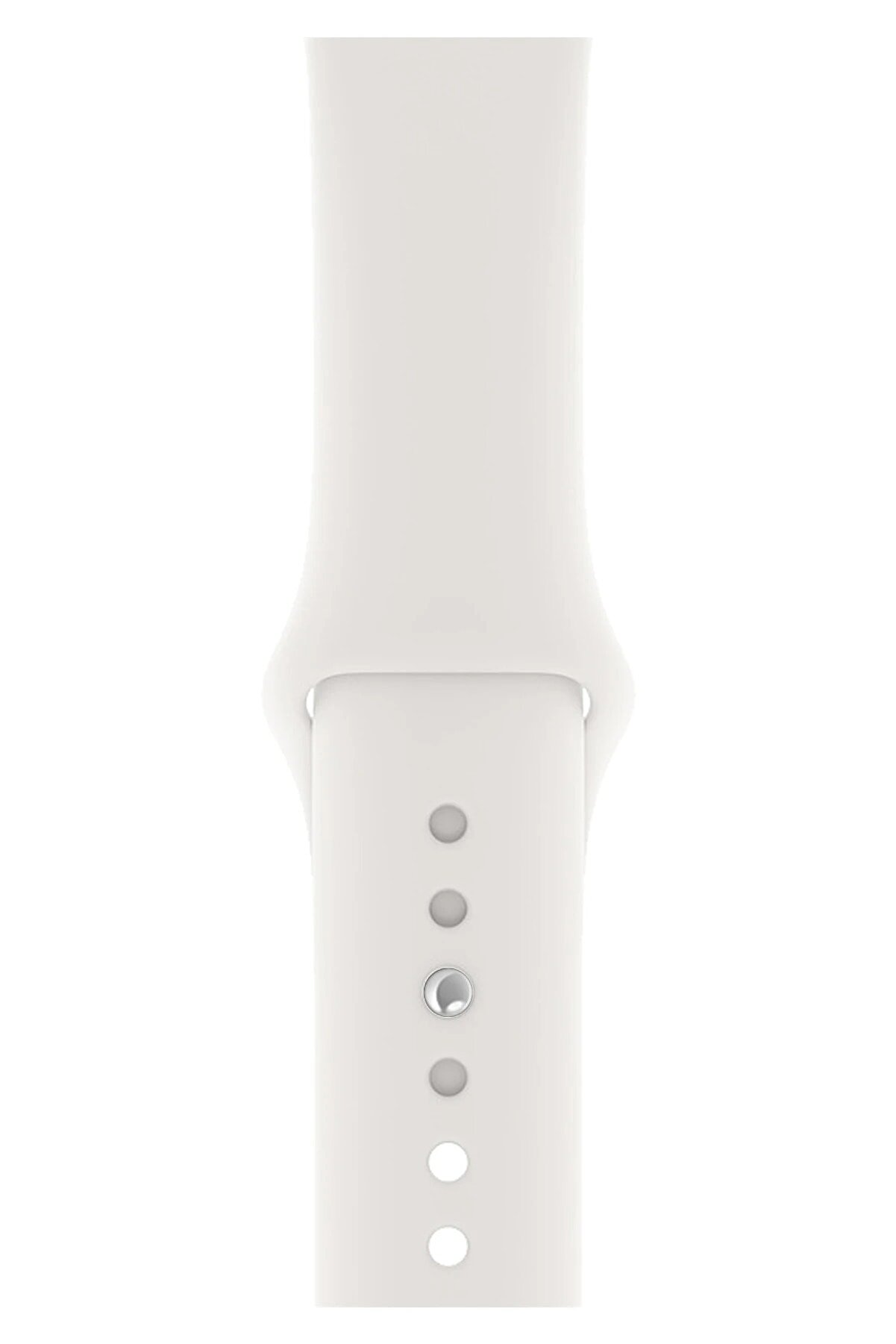 Fibaks Apple Watch 2 3 4 5 6 7 Se Nike 38 40 41mm A+ Kalite Kordon Kayış Bileklik Klasik Kaliteli Silikon