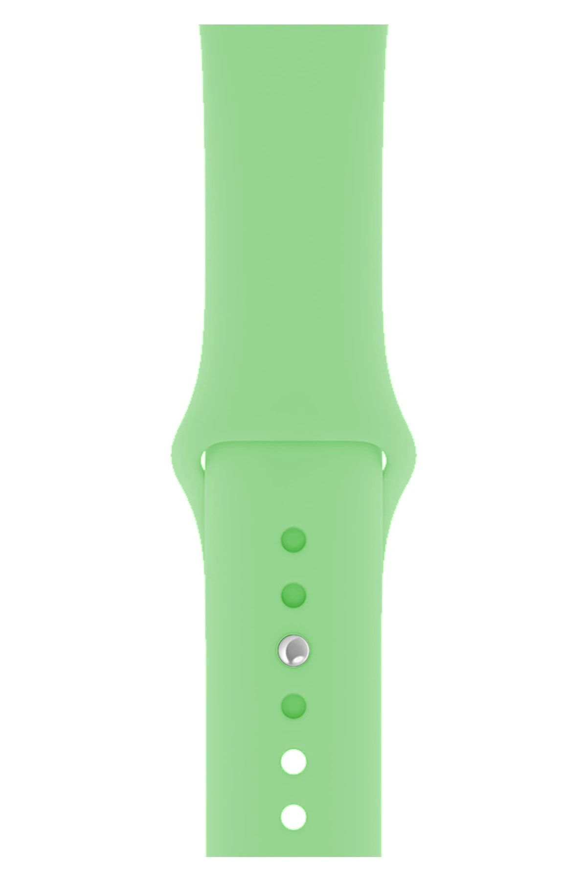 Fibaks Apple Watch 3 4 5 6 7 8 Se Nike 42 44 45mm A+ Kalite Kordon Kayış Bileklik Klasik Kaliteli Silikon