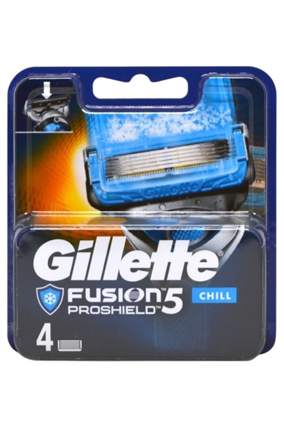 Gillette Fusion Proshield Chill 4' Lü Yedek