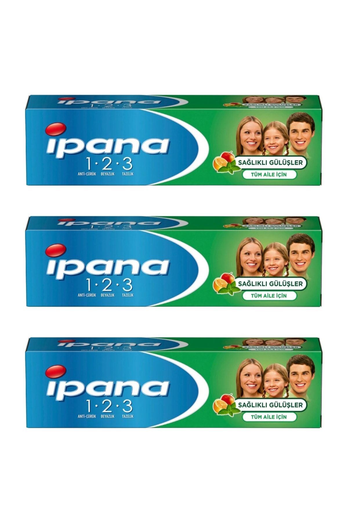 İpana Ipana Sağlıklı Gülüşler 100 Ml Diş Macunu 3 Adet