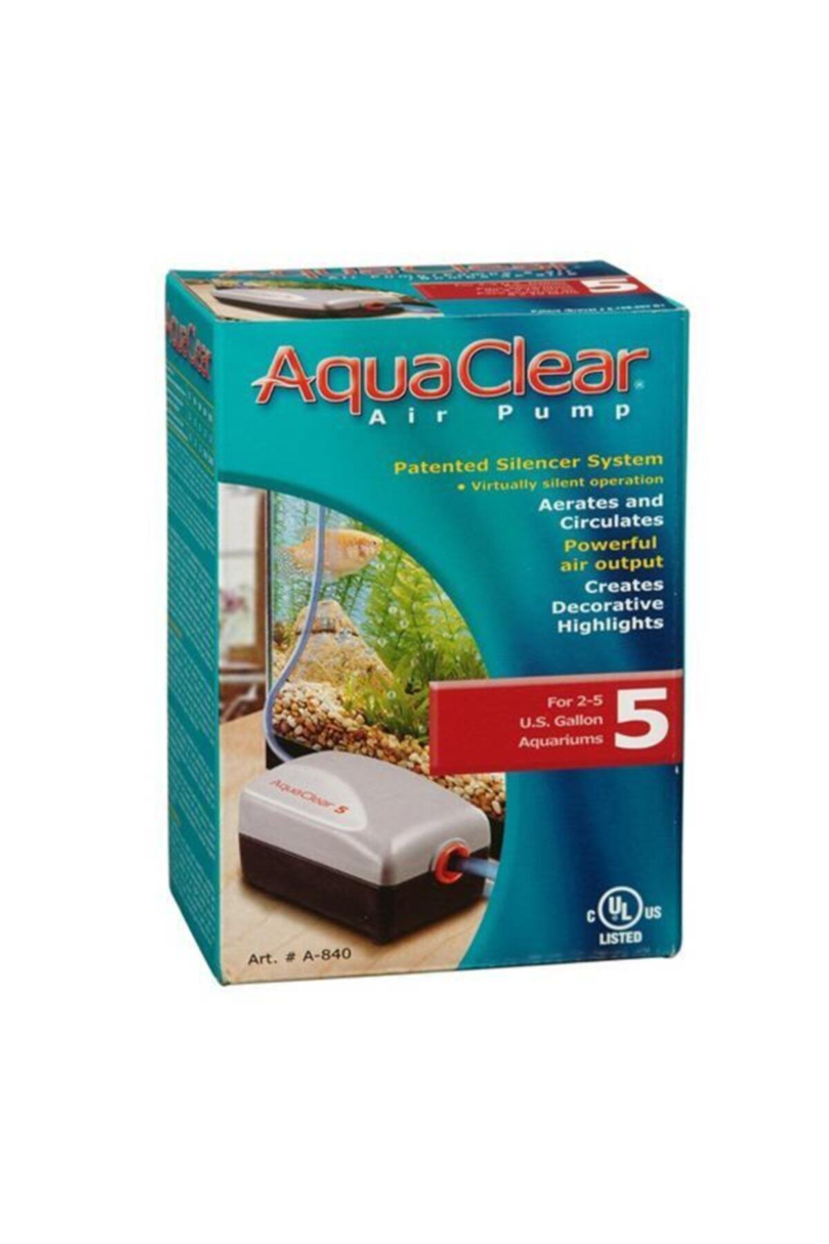 AquaClear Aqua Clear 5 Hava Motoru 2w 1-20lt Akvaryum