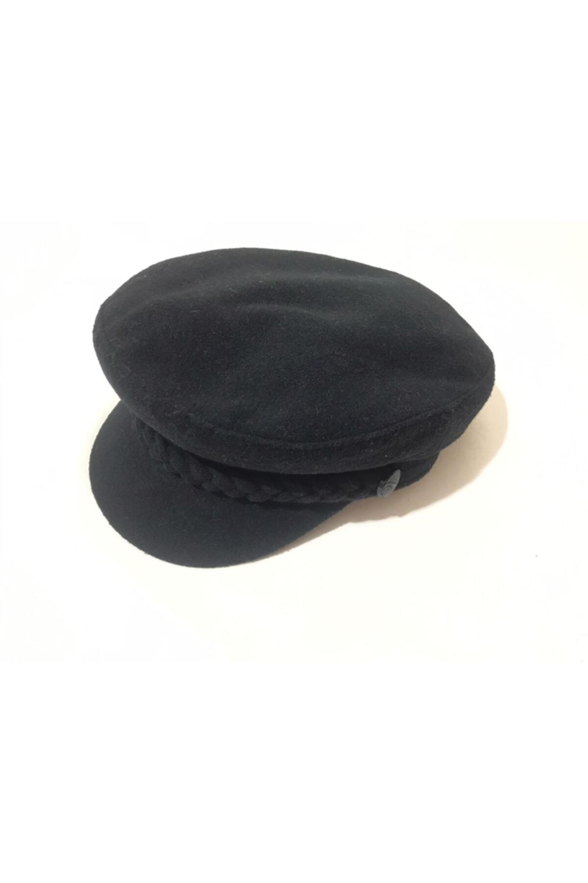 Mimosa Unisex Siyah Kaptan Şapka