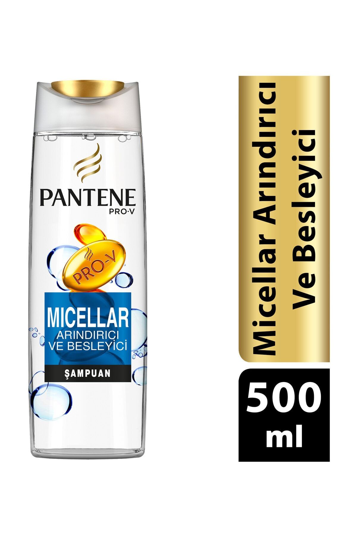 Pantene Şampuan Micellar Arındırıcı Besleyici 500 ml