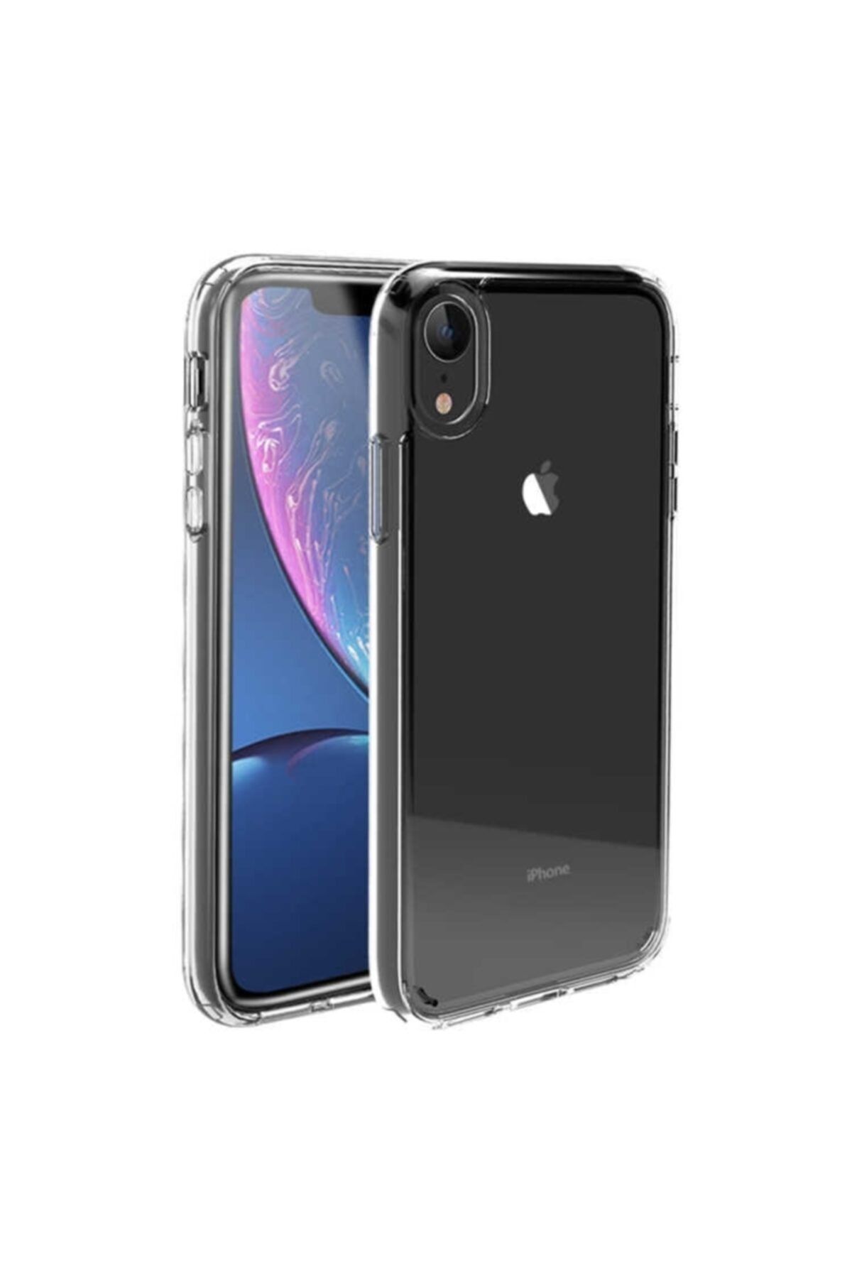Apple Teleplus Iphone Xr Kılıf Coss Sert Hibrit Silikon Şeffaf