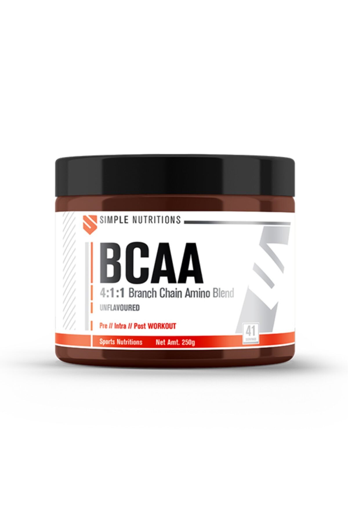 Simple Nutritions Bcaa 4:1:1 Unflavoured - 250 Gr