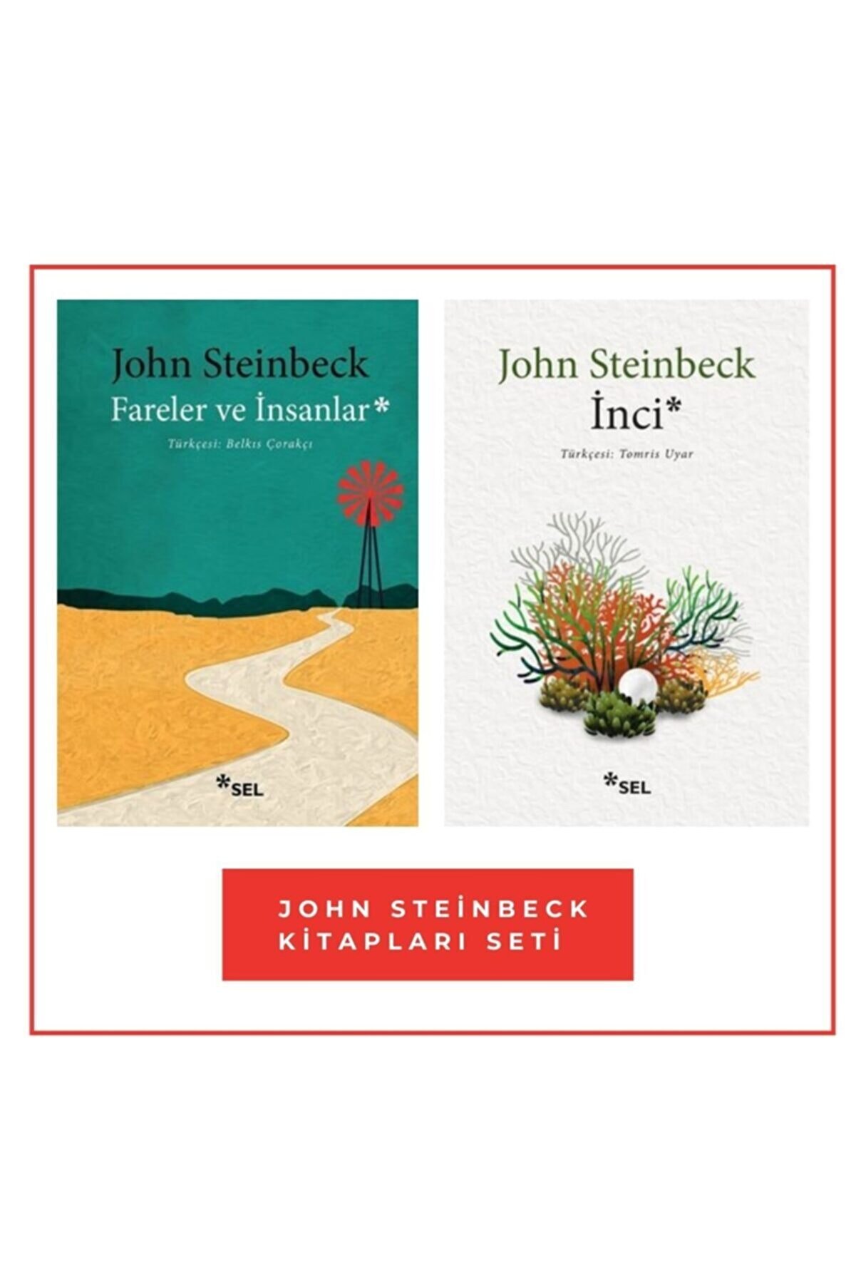Sel Yayıncılık Fareler Ve Insanlar - Inci John Steinbeck Set Kitap