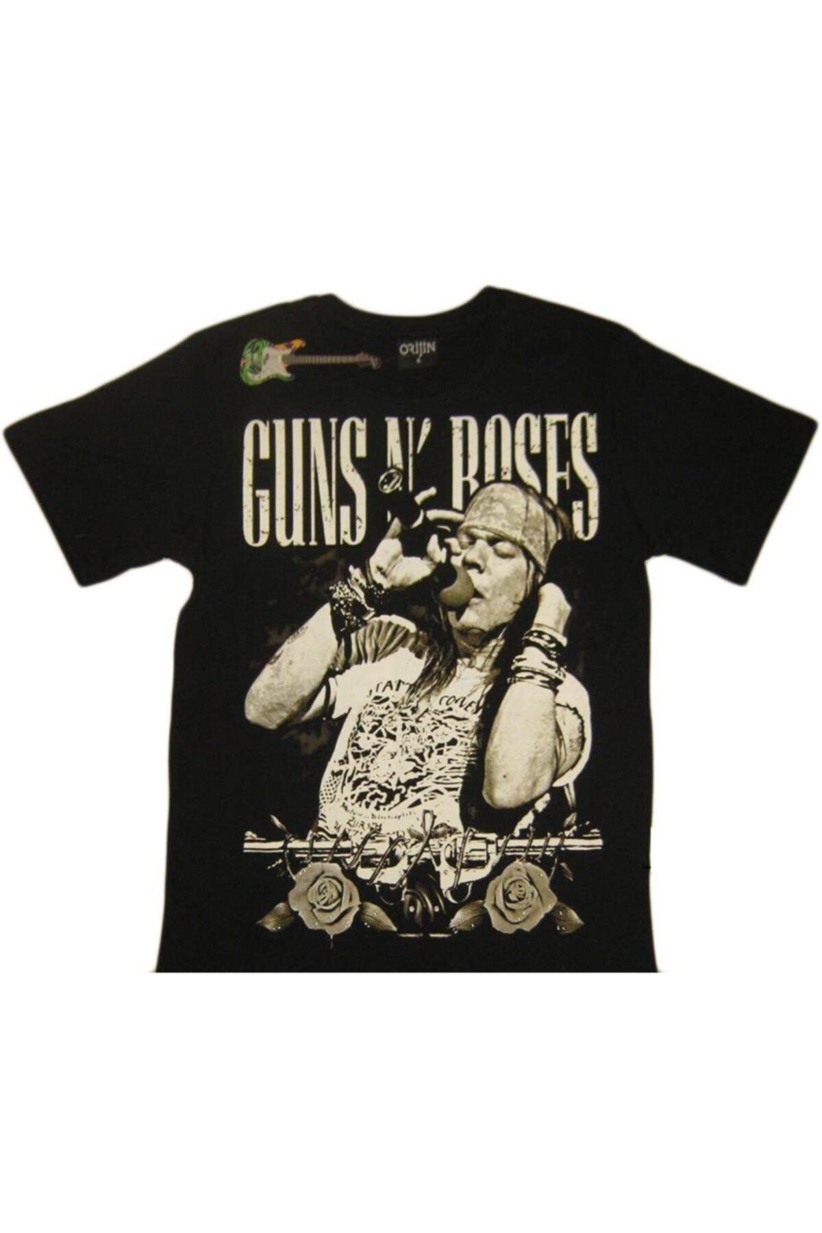 Metal Giyim Unisex Siyah Guns N Roses Tişört