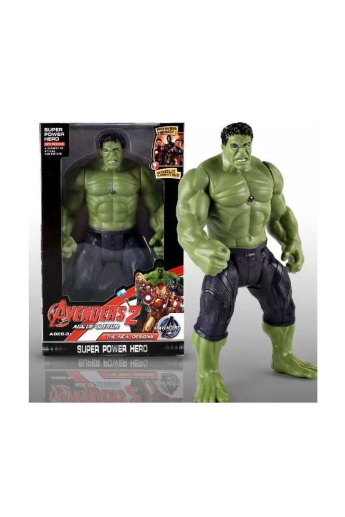 AVENGERS Büyük Boy 30 Cm Işıklı Sesli Marvel  Titan Hero Hulk Figür