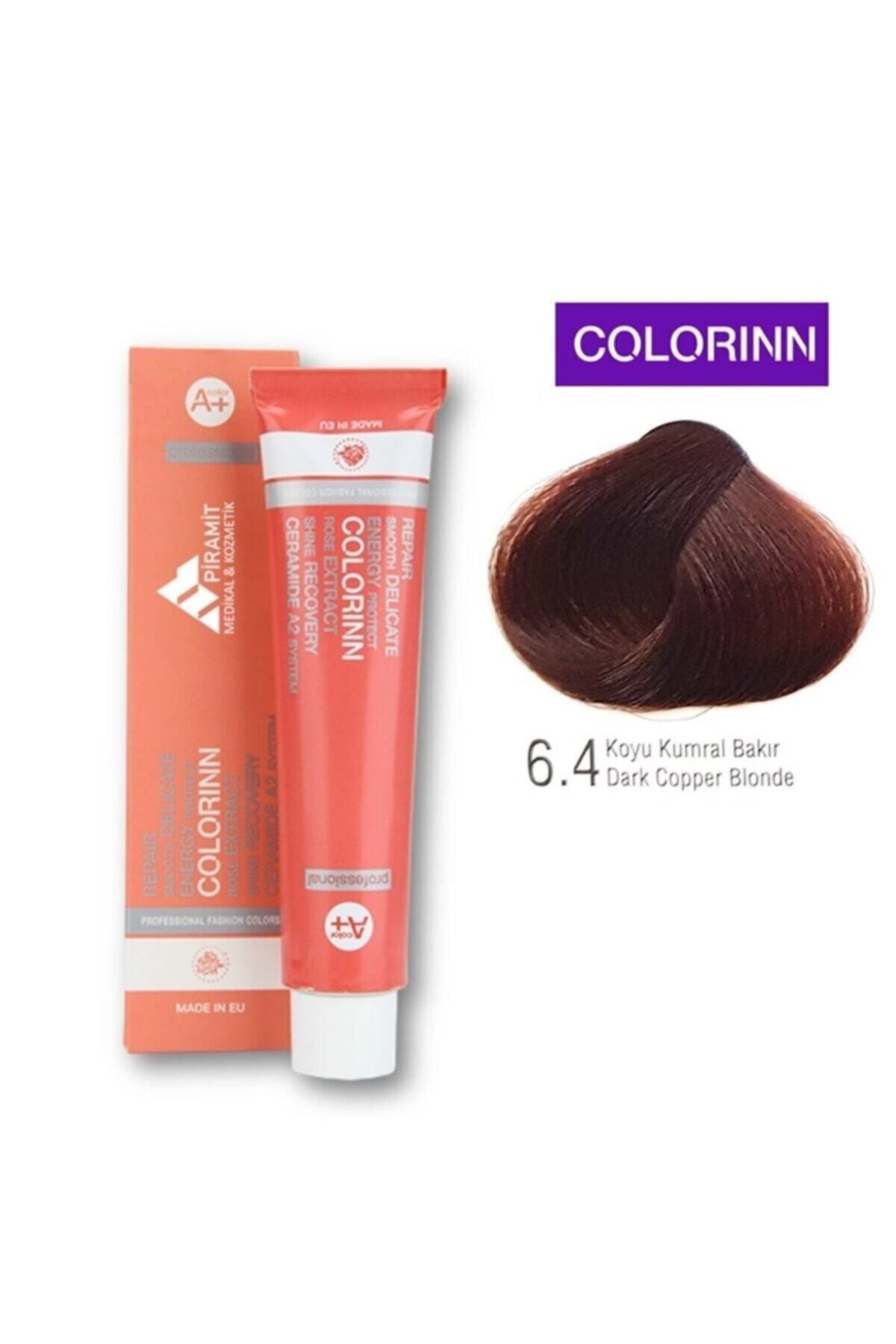 Colorinn Professional Saç Boyası 6.4 Koyu Kumral Bakır