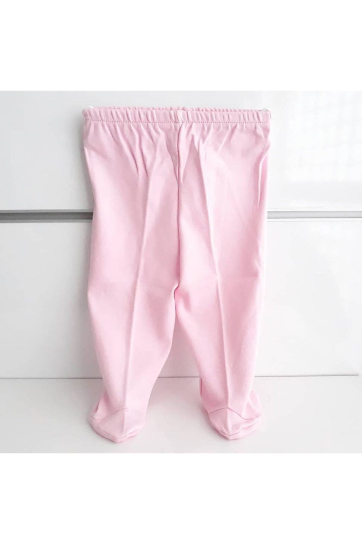 Genel Markalar Kız Bebek Patikli Pembe Tek Alt Penye Pantolon