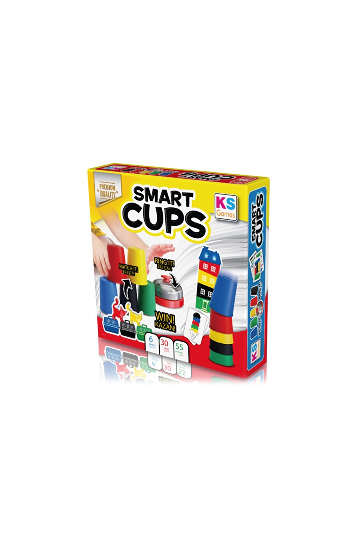 Genel Markalar Ks Puzzle Ks Games Smart Cups Bardak Dizme Kutu Oyunu |1 Adet|