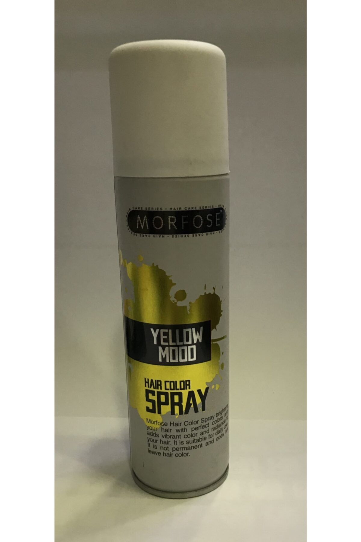Morfose Renkli Geçici Boya Saç Spreyi 150 ml Sarı Renkli