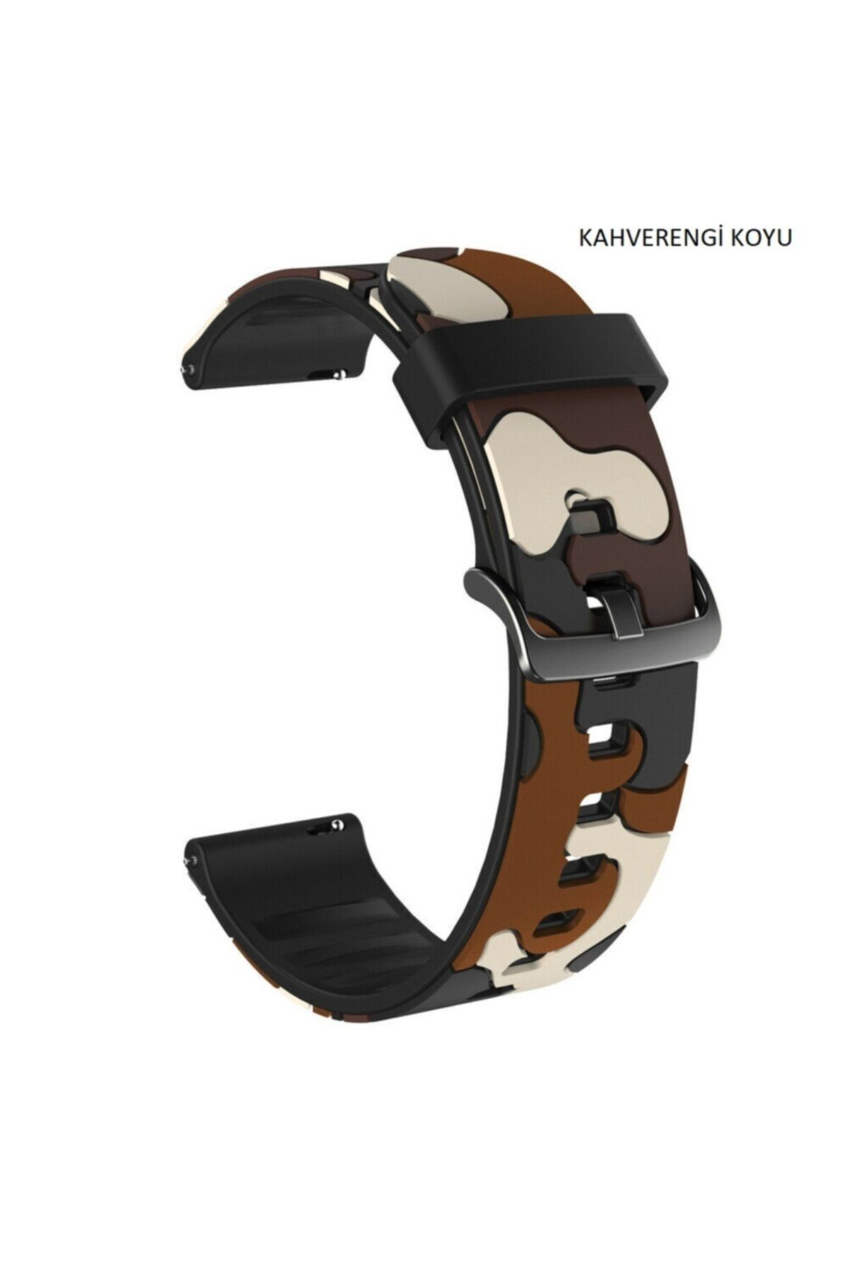 Techmaster Samsung Gear Watch 3 41mm Active 2 40 44mm Uyumlu Kamuflaj Kordon 20mm
