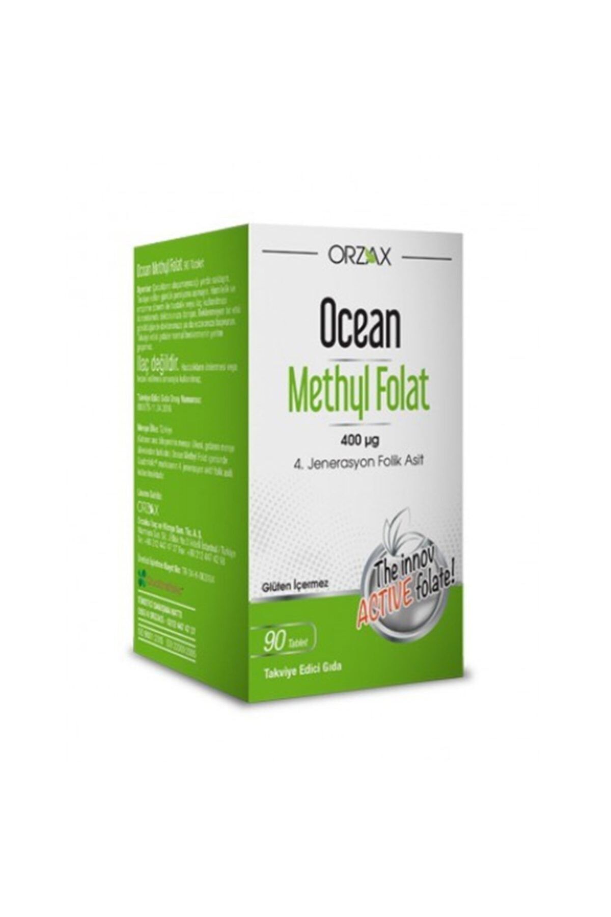 Ocean Methyl Folat 400 Mcg 30 Tablet