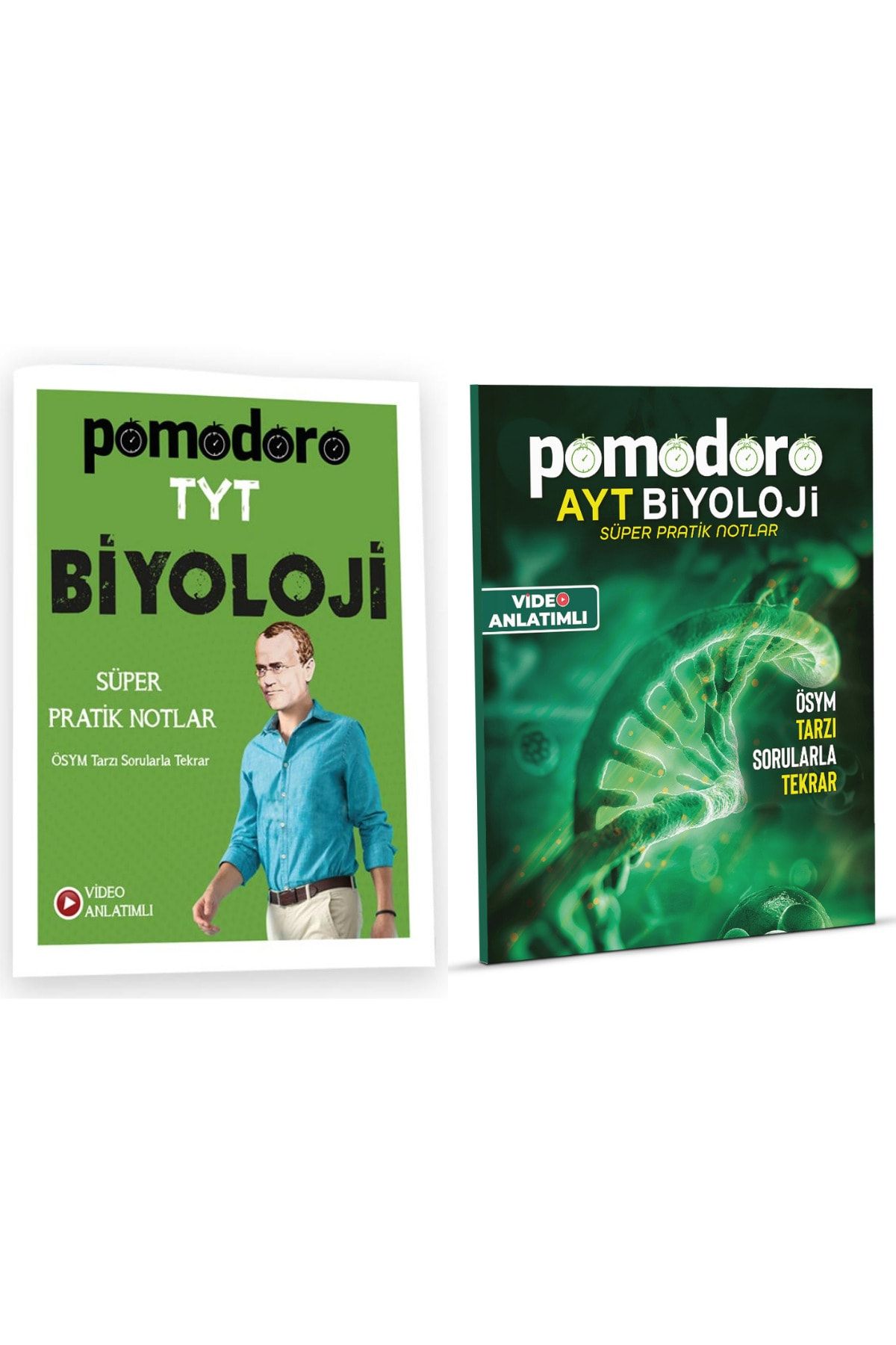 Pomodoro Yayınları Pomodoro Yks Tyt Ayt Biyoloji Süper Pratik Notlar Ve Ösym Tarzı Soru Bankası 2li Set
