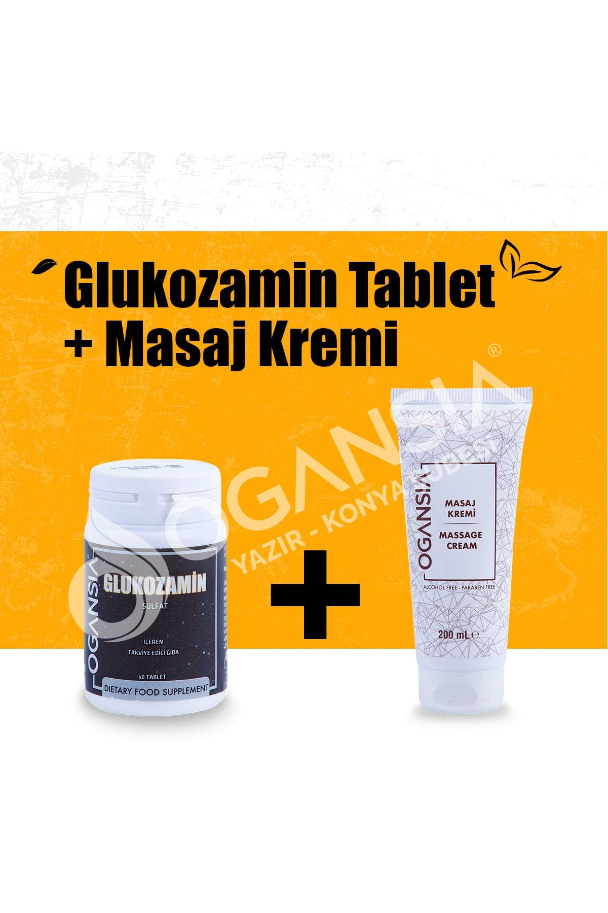 Ogansia Glukozamin Tablet + Masaj Kremi