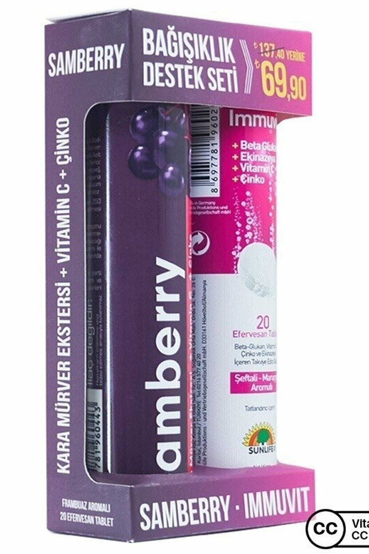 Sunlife Samberry Immuvit Bağışıklık Destek Seti - Ahududu. 09/2023