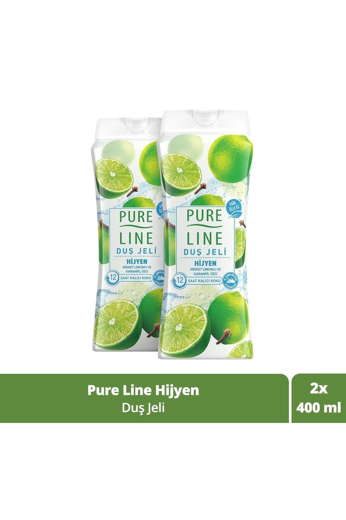 Pure Line Hijyen Misket Limonu & Karanfil Özü Duş Jeli 400 ml x2