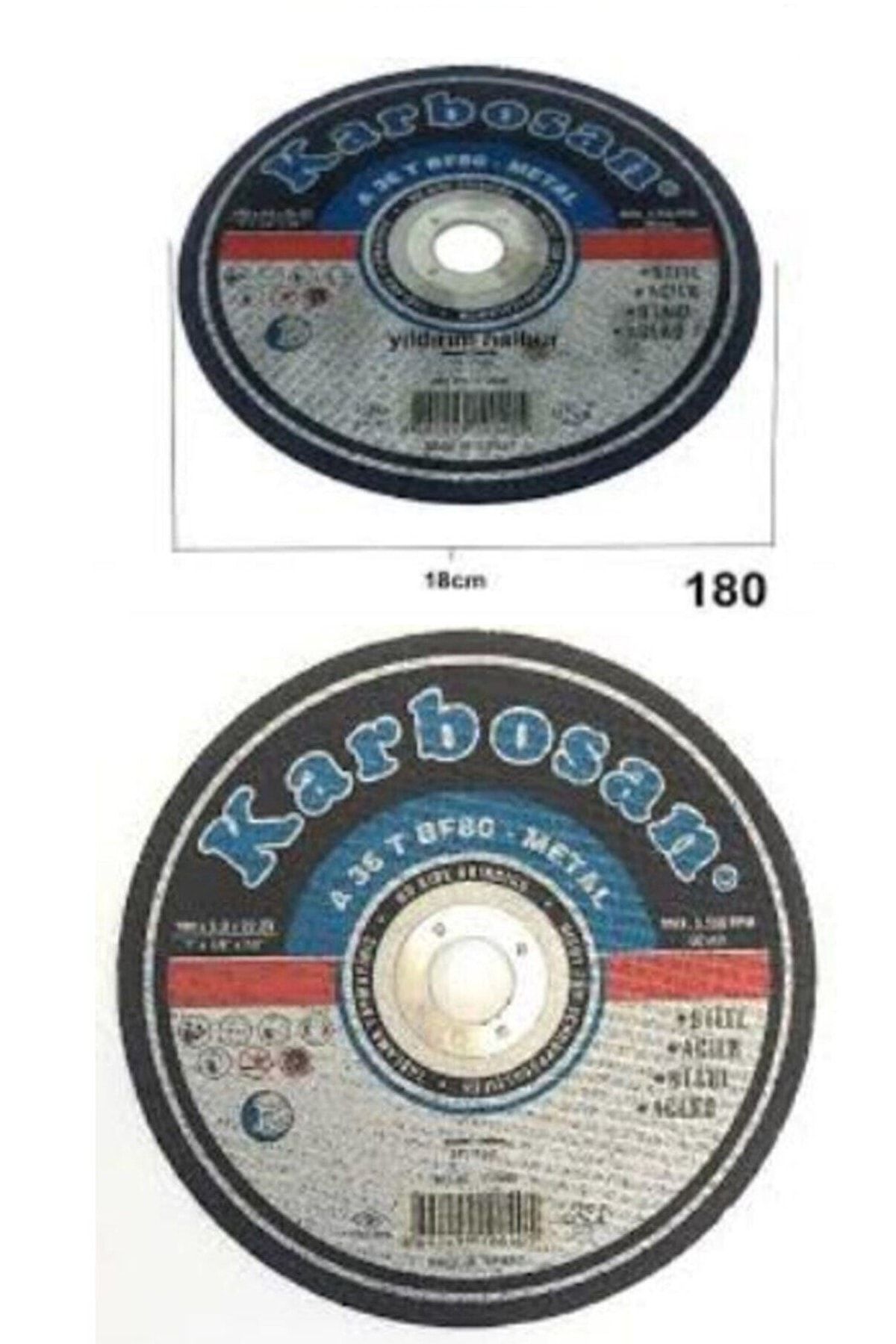 KARBOSAN Metal Kesici 180'lik Disk