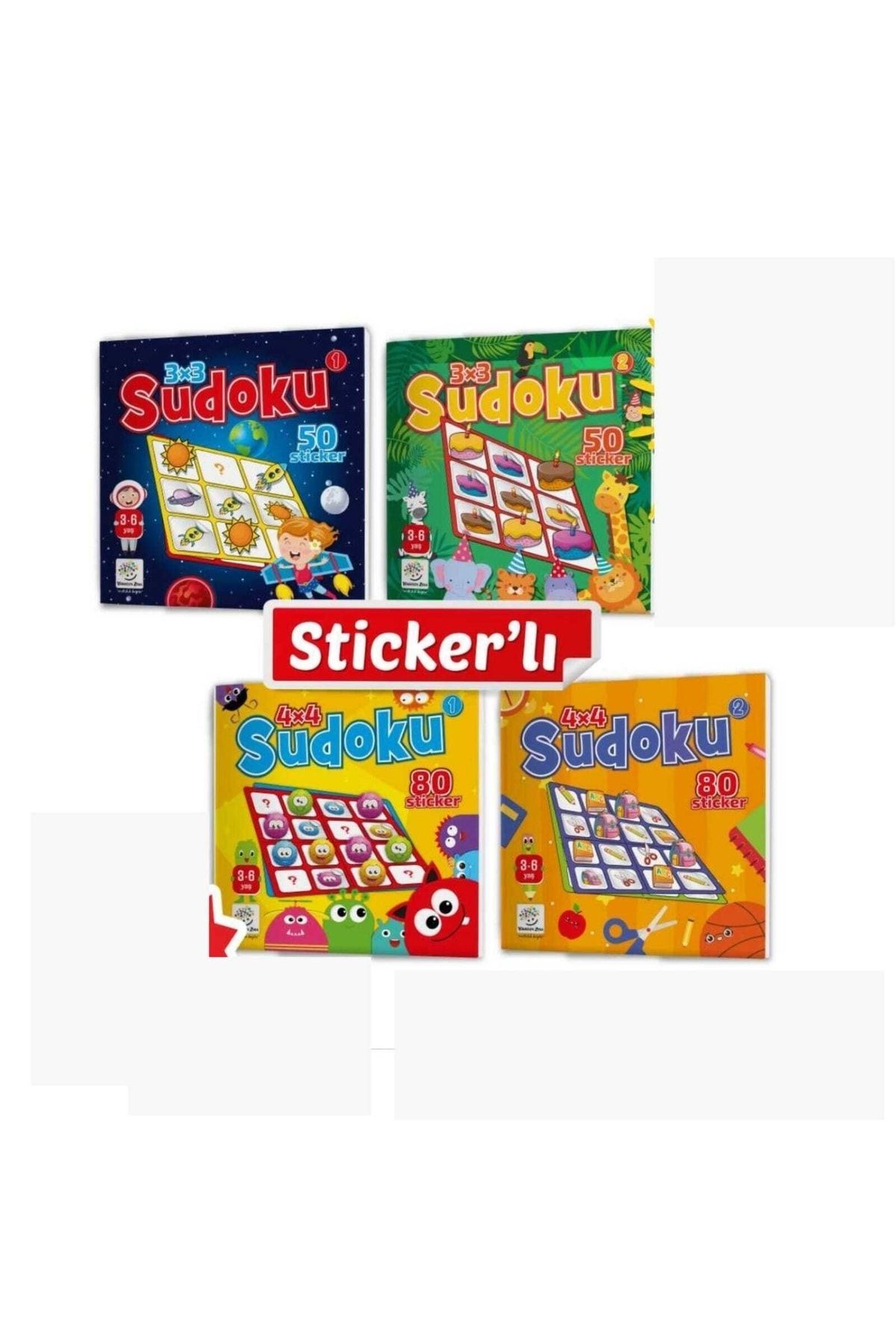 Yükselen Zeka Yayınları Stickerli Sudoku Serisi (3-6 Yaş)