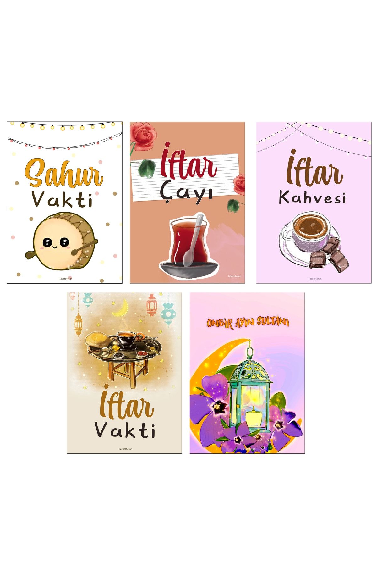 Fatofotofan Motto Ramazan Sunum Kartları