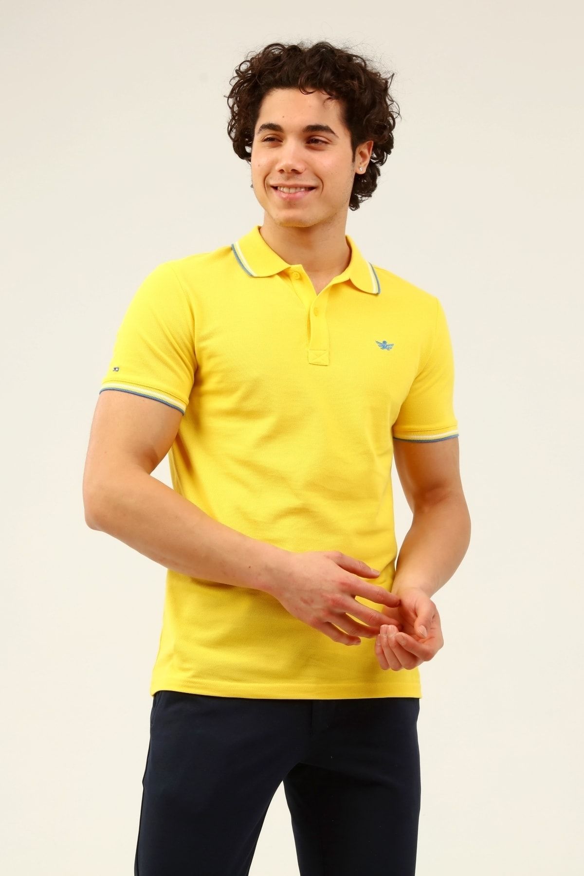 Rwb Erkek Polo Yaka Gıbson Sarı T-shirt