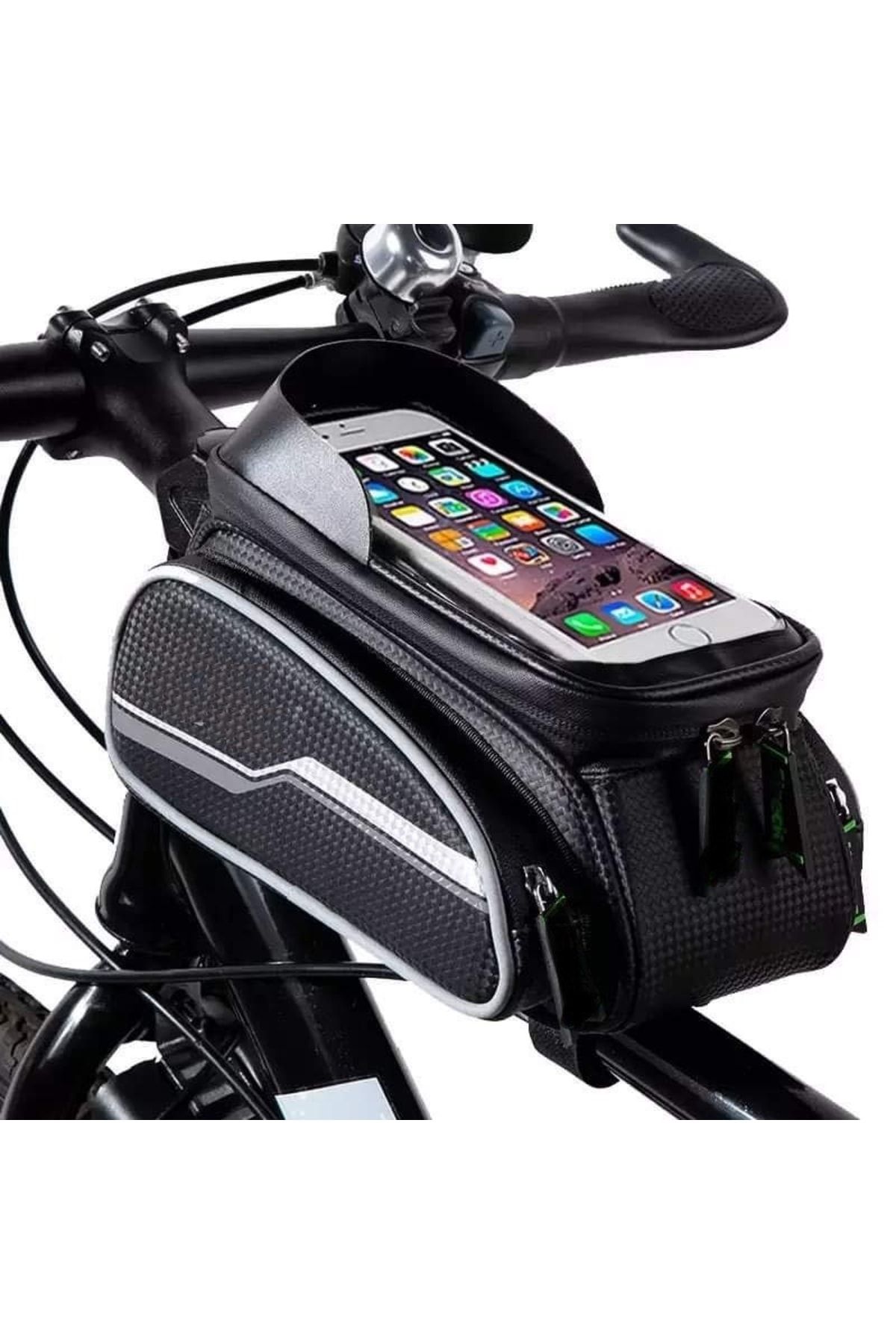 ROBESBON 6 Inç Su Geçirmez Dokunmatik Ekran Bisiklet Kadro Üstü Çanta