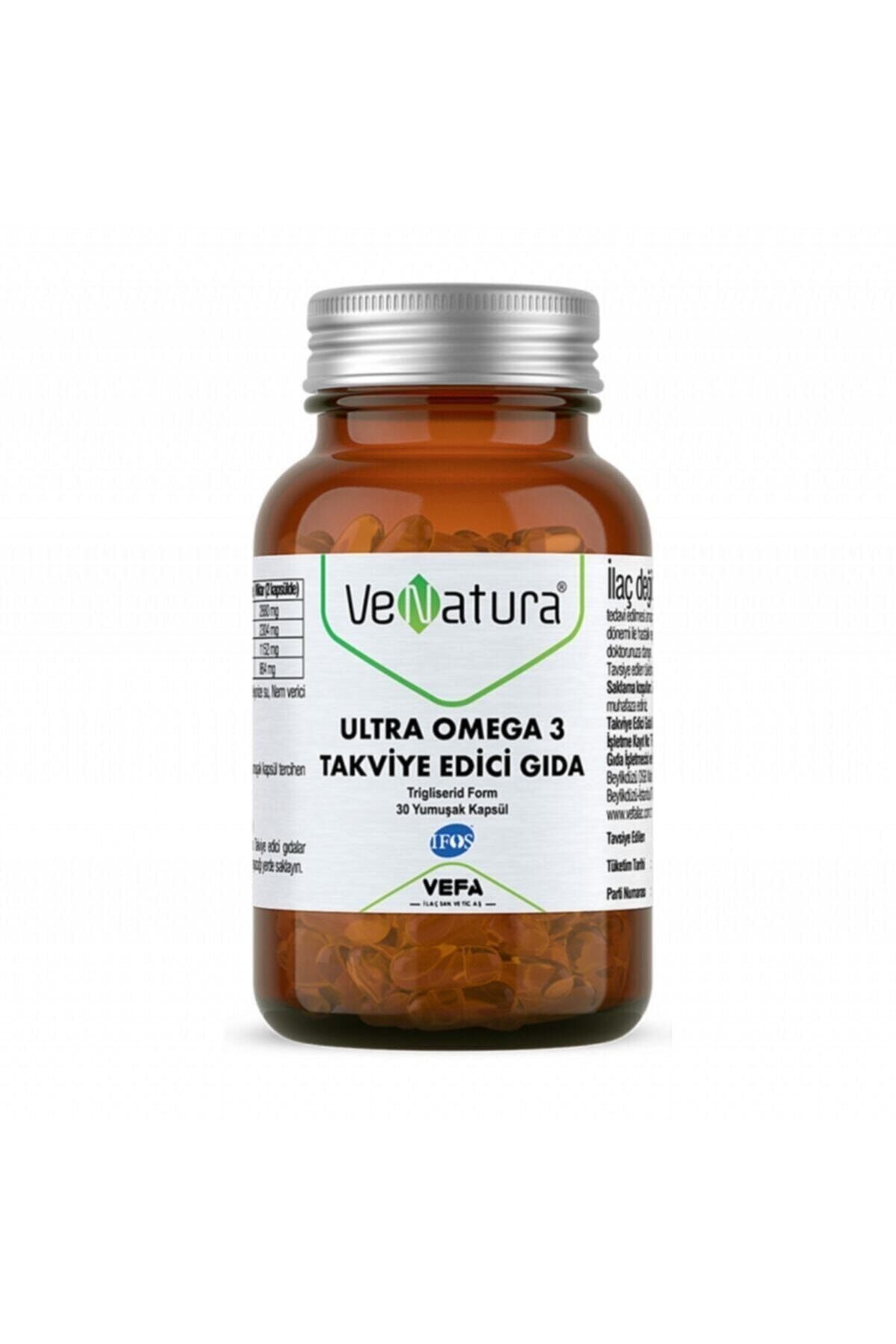 Venatura Ultra Omega-3 30 Kapsül