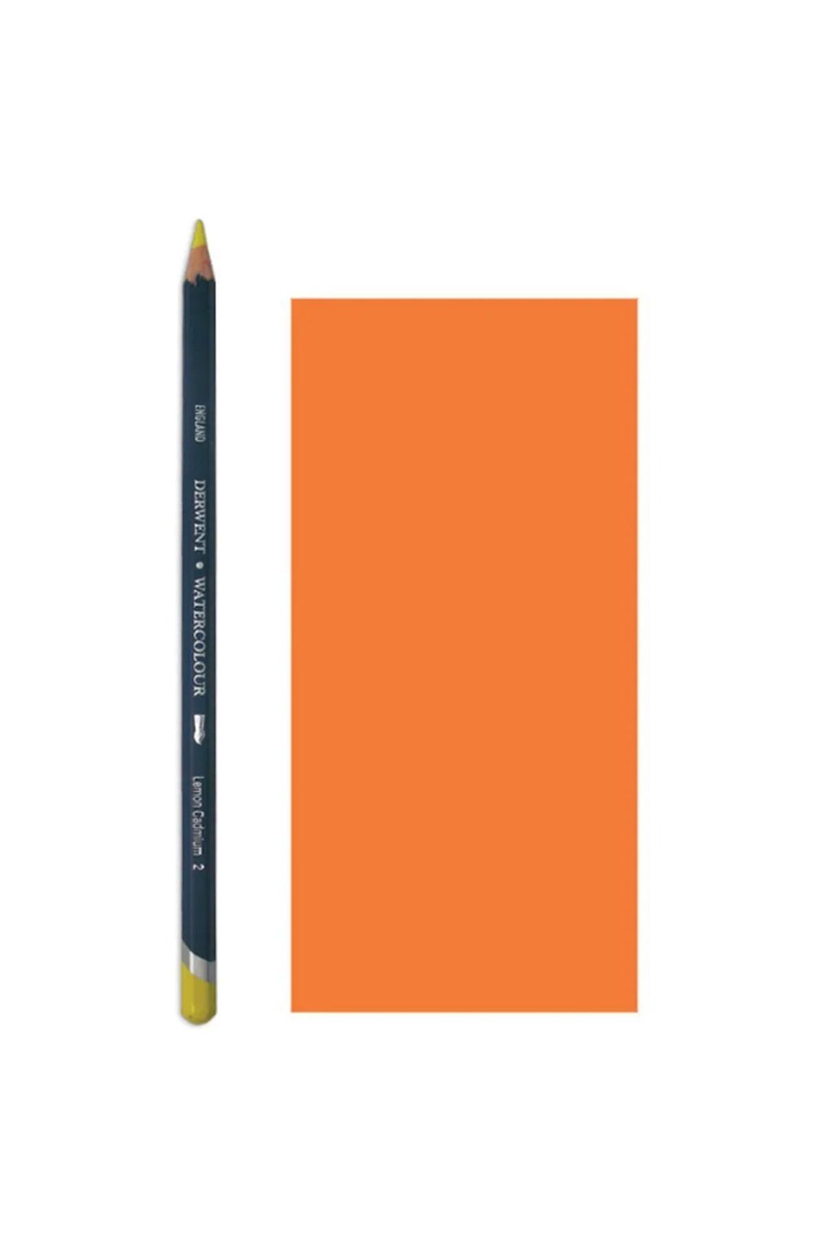 Derwent Watercolour Pencil Suluboya Kalemi 32811 Spectrum Orange