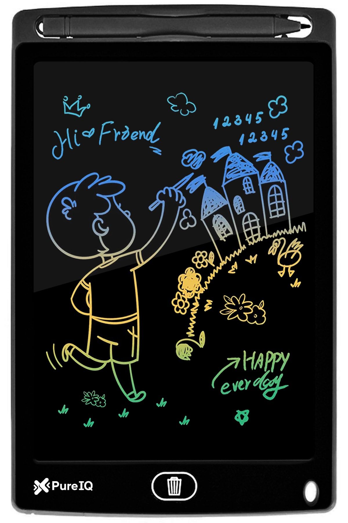 Pure IQ Writing Tablet Lcd 10 Inç Dijital Kalemli Çizim Yazı Tahtası Grafik Not Yazma Eğitim Tableti