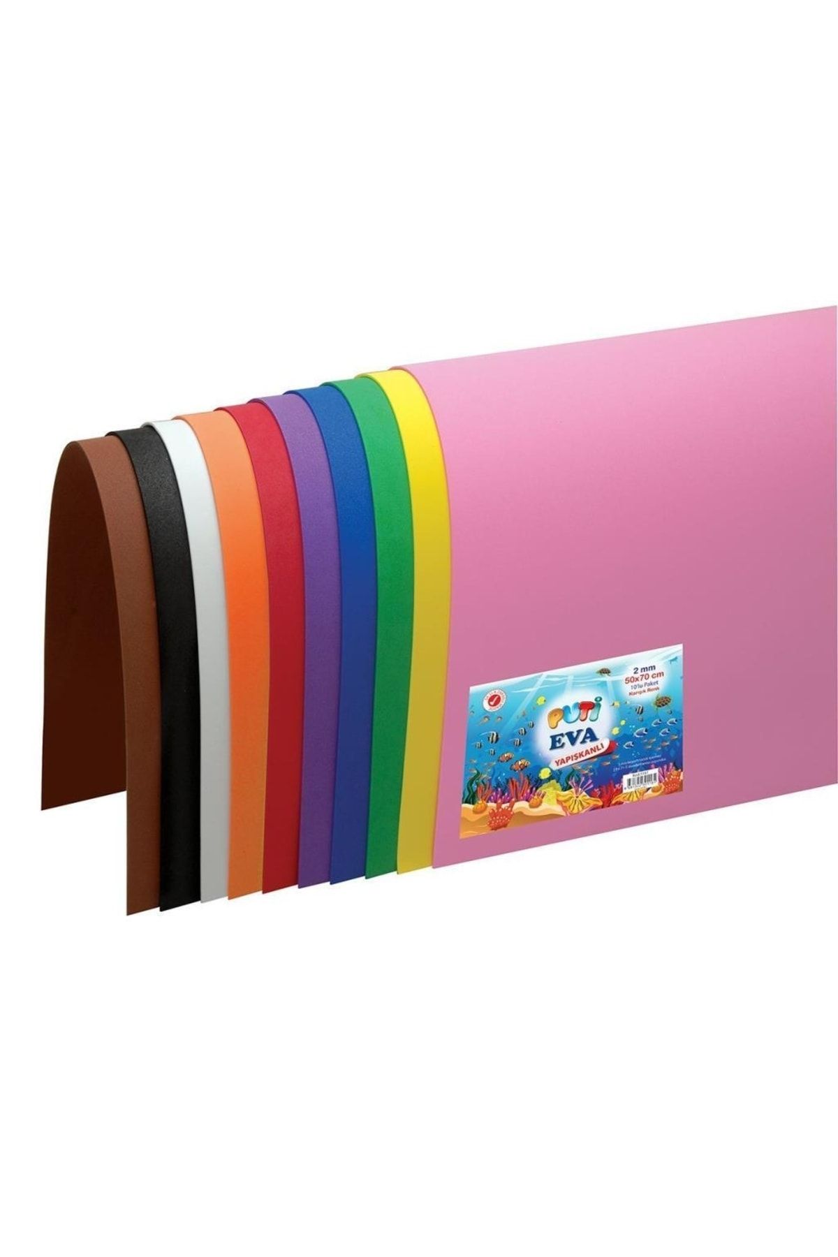Genel Markalar Eva Yapışkanlı Karışık Renk 50x70 Cm 1161