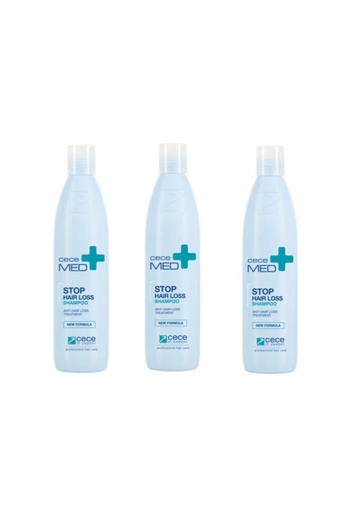 CECEMED Stop Hair Loss Shampoo Saç Dökülme Karşıtı Şampuan 300 ml 3 Adet