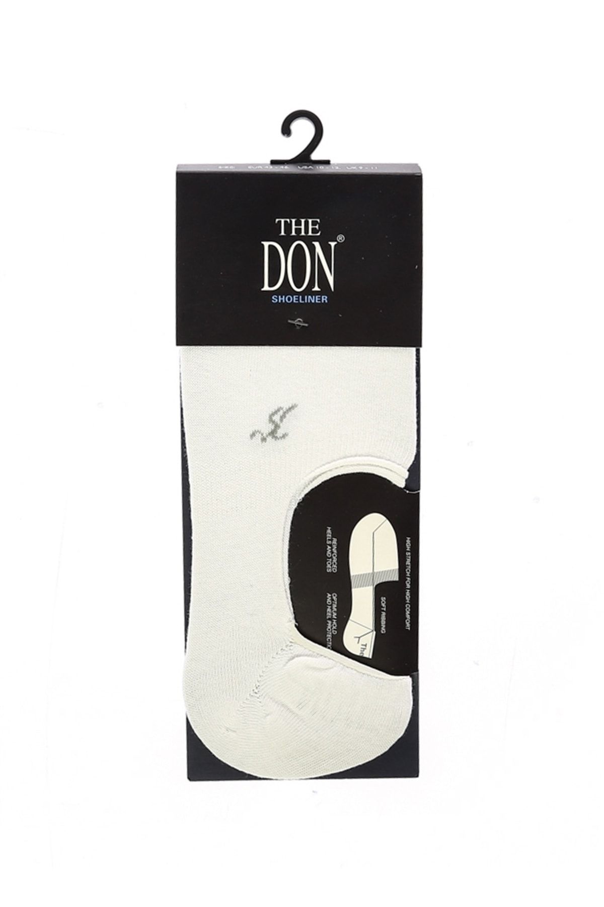 TheDon The Don Erkek Düz Beyaz Çorap
