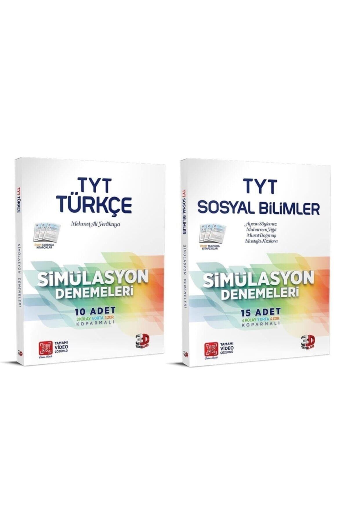 Çözüm Yayınları Çözüm Tyt 3d Türkçe Sosyal Bilimler Simülasyon Deneme Seti 2 Kitap