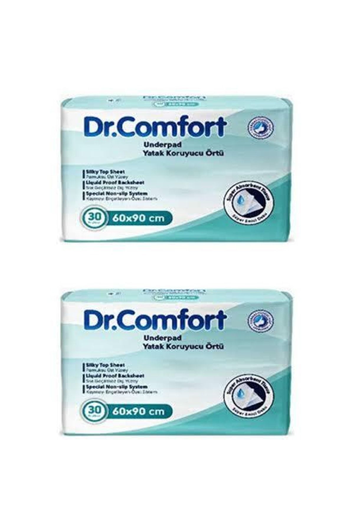 Dr.Comfort Dr Comfort Yatak Koruyucu Örtü 30 Lu 2 Paket