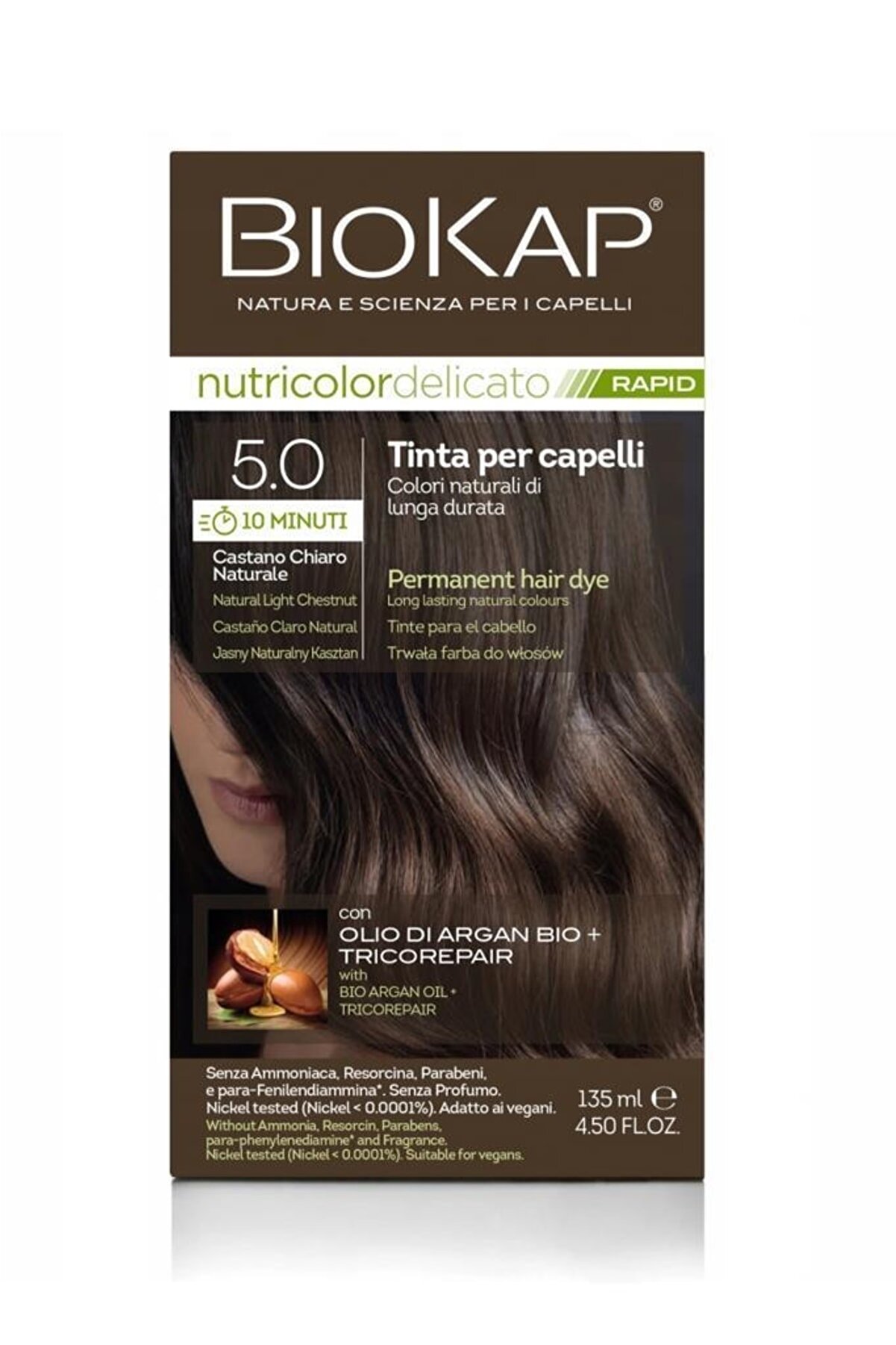 BioKap 5.0 Nutricolor Delicato Rapid Saç Boyası 135 Ml