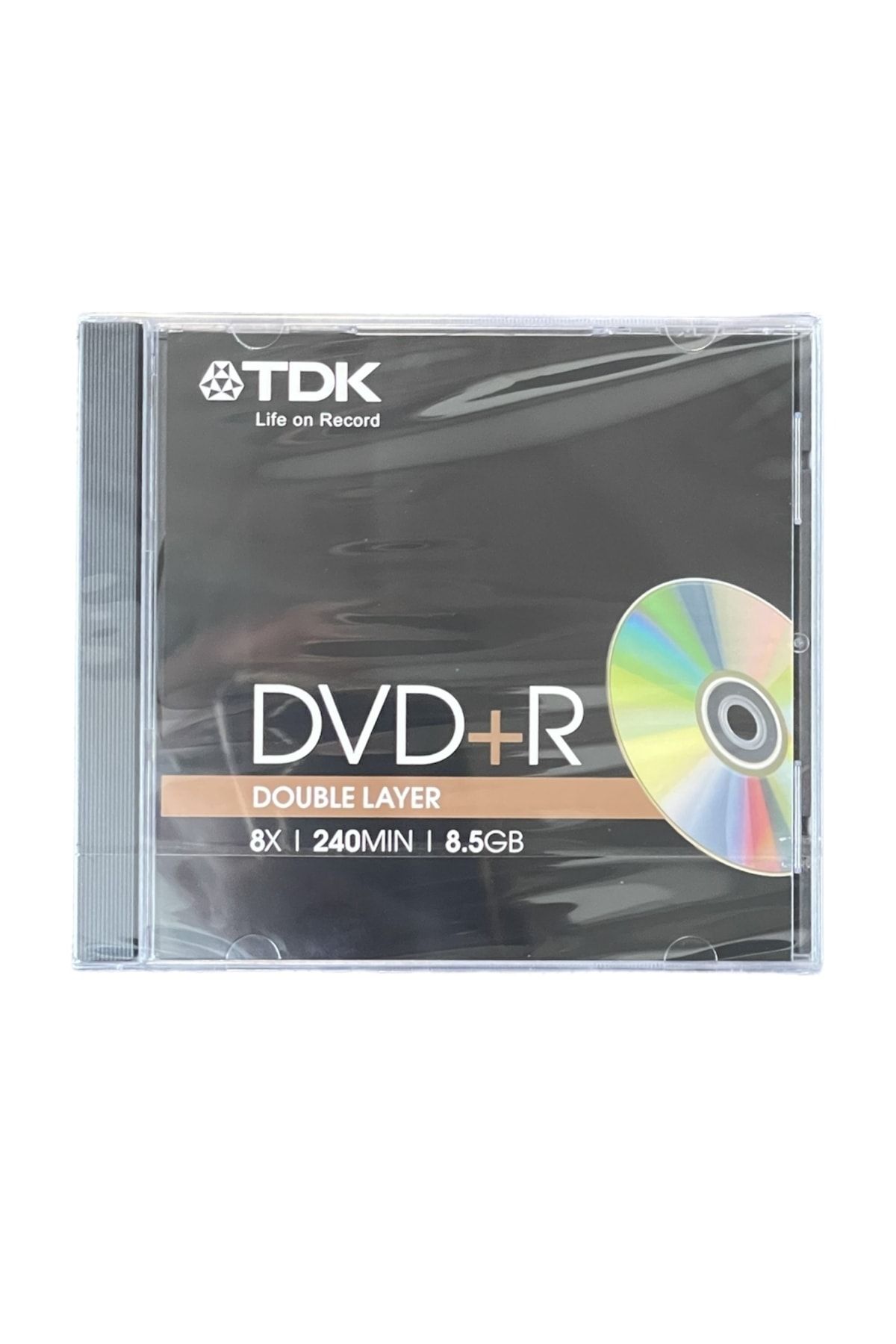 TDK Dvd+r Dl Double Layer 8.5 Gb 10 Lu Jewel 8 X