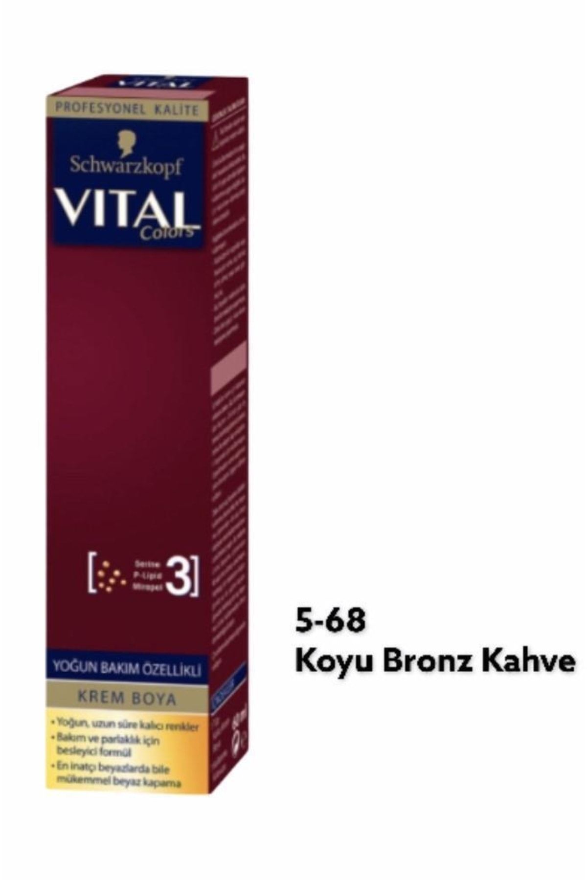 Vital Saç Boyası 5-68 Koyu Bronz Kahve