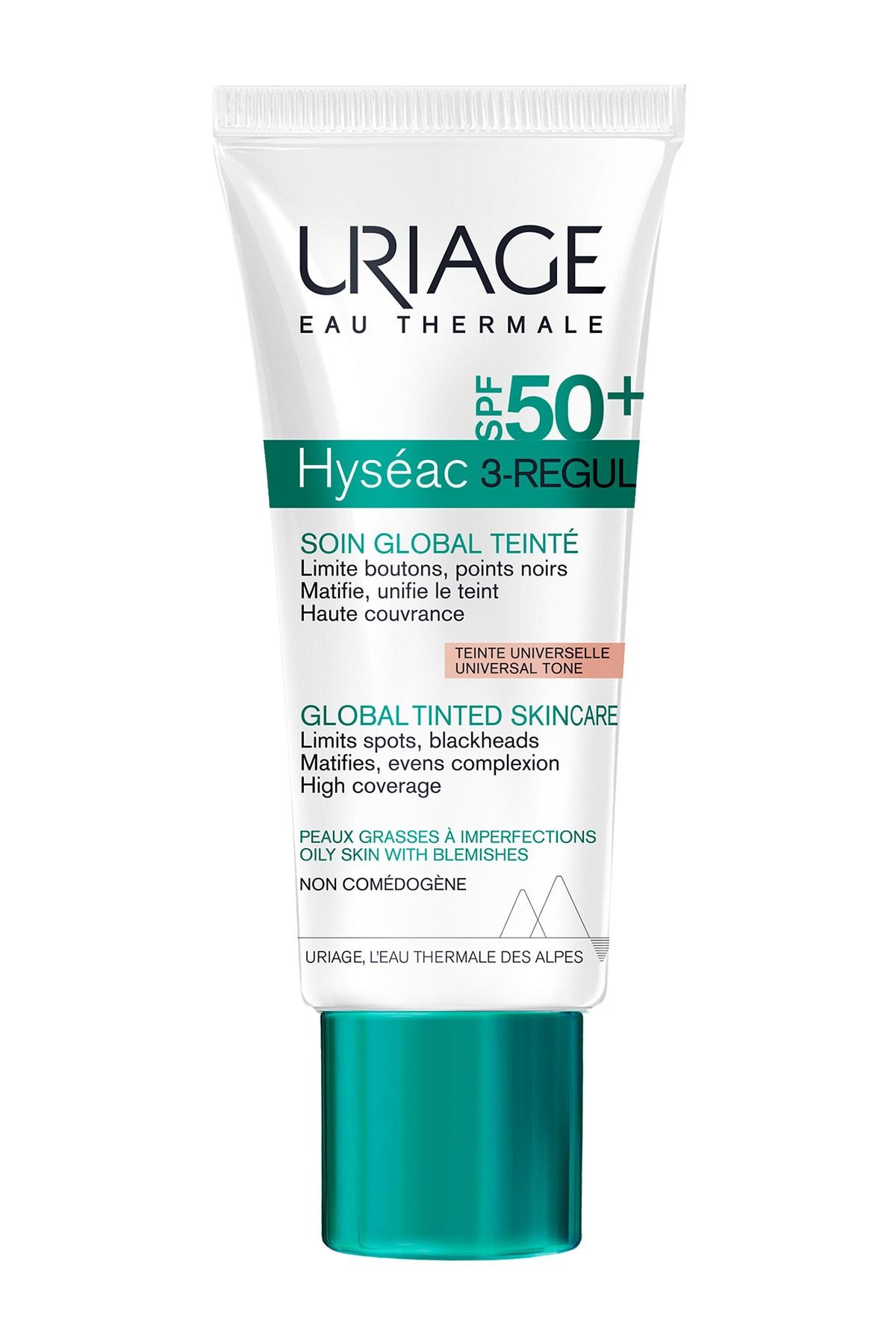 Uriage Hyseac 3 Regul Global Tinted Skincare Spf50 40 ml Karma Ve Yağlı Ciltler Için Güneş Koruyucu 50