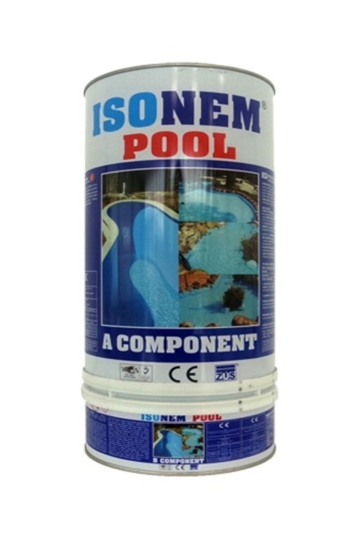 Isonem Pool 2 Bileşenli Havuz Boyası 4.5 Kg Set Mavi