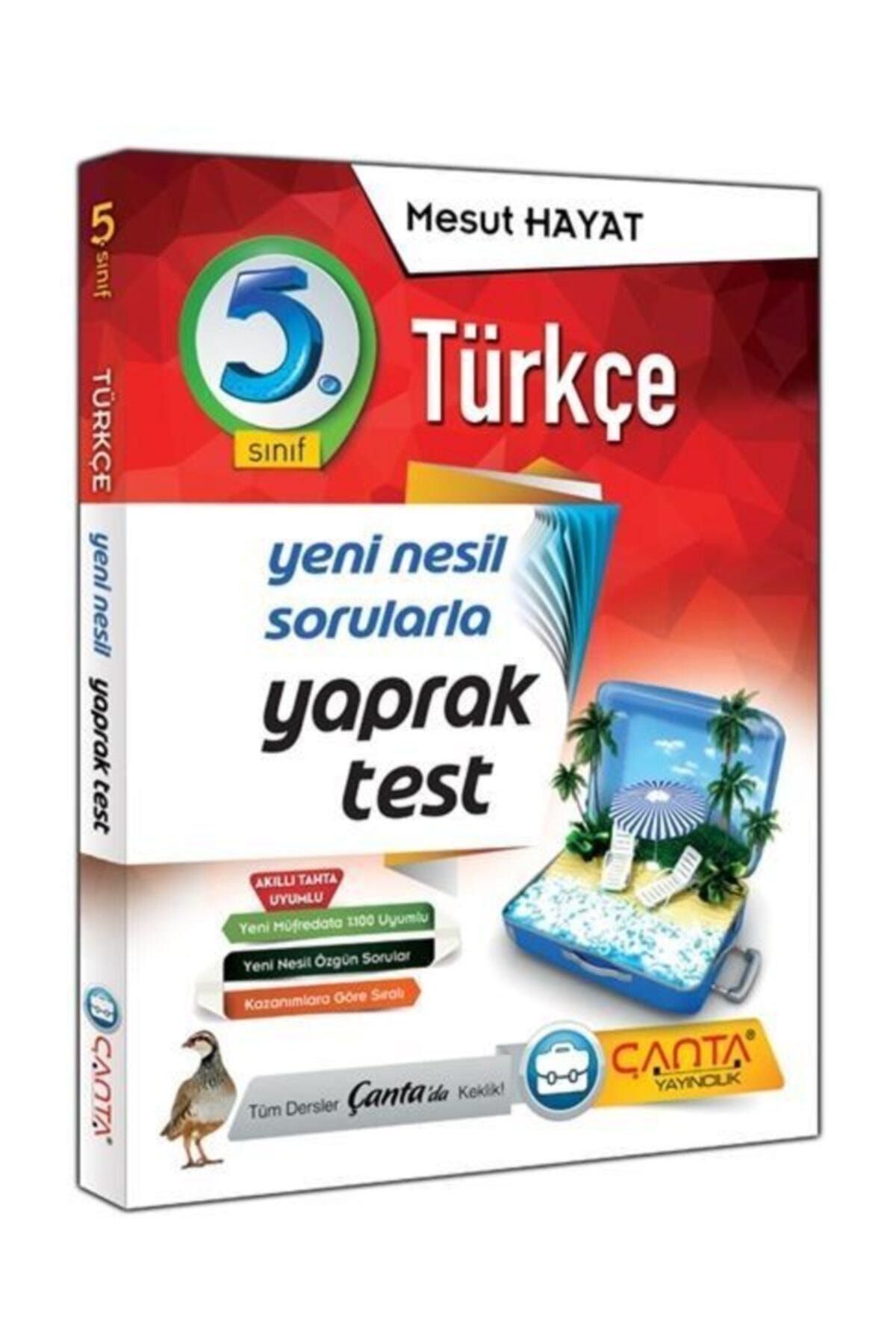 Çanta Yayınları Çanta Yayınları 5.sınıf Türkçe Yaprak Test