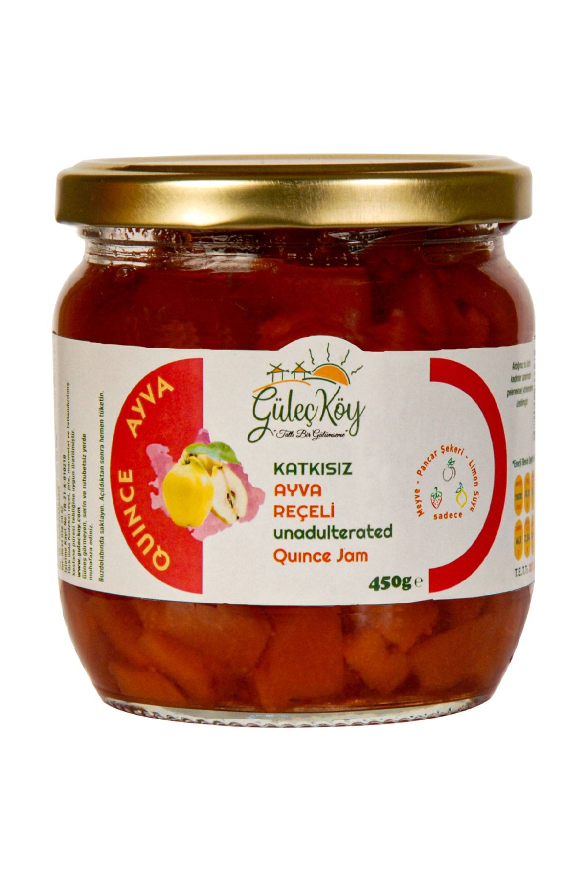 GÜLEÇKÖY Ayva Reçeli 450 Gr