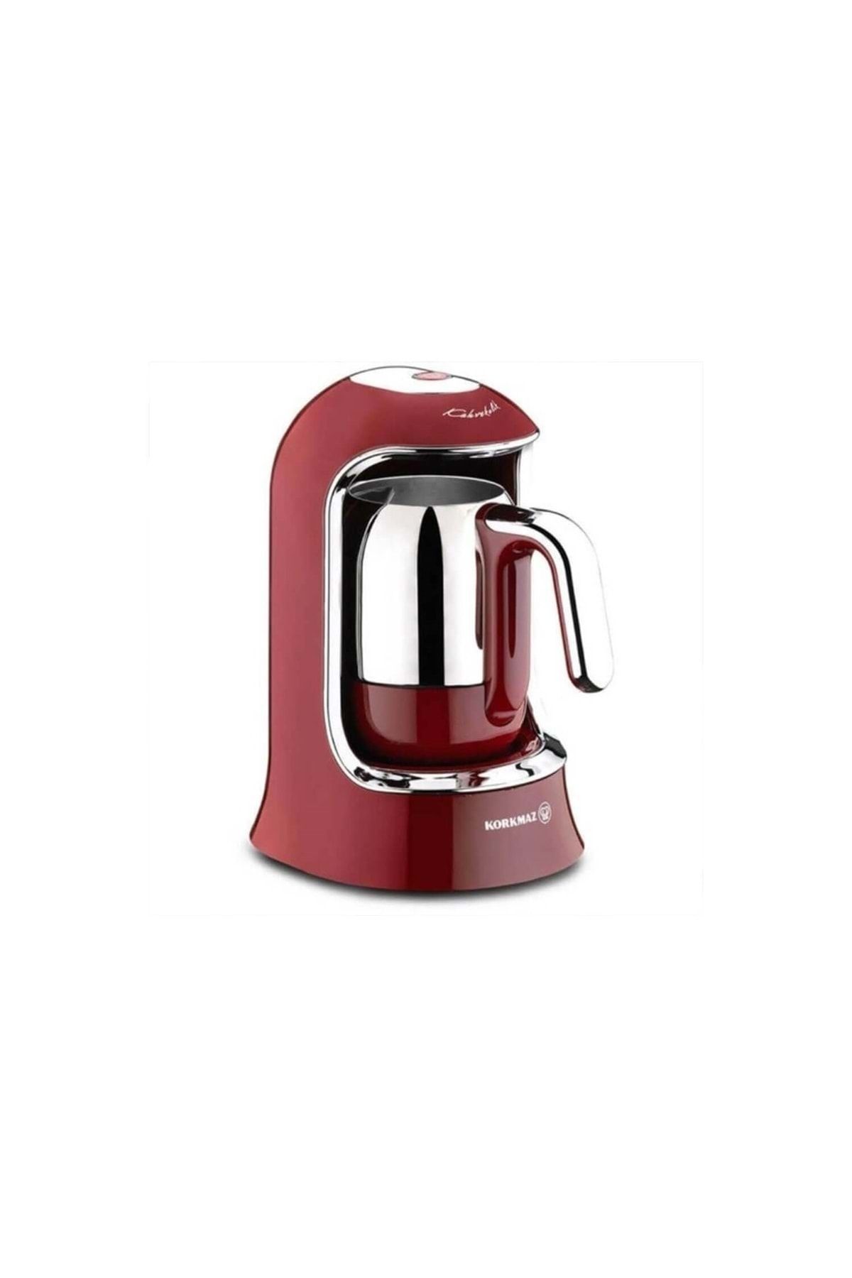 KORKMAZ A860-03 Kahvekolik Otomatik Kahve Makinesi (kırmızı)