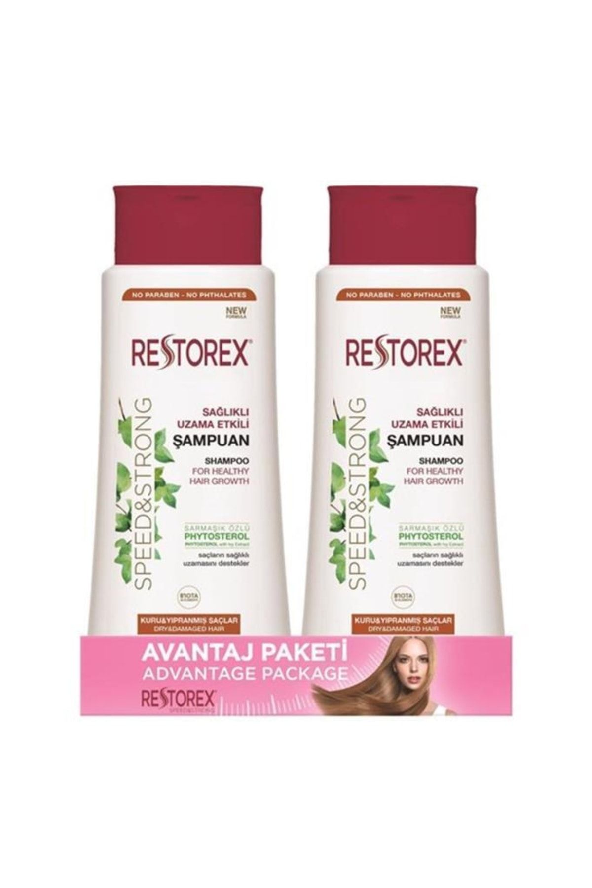 Restorex Kuru Ve Yıpranmış Saçlar Şampuan 500 ml 2'li