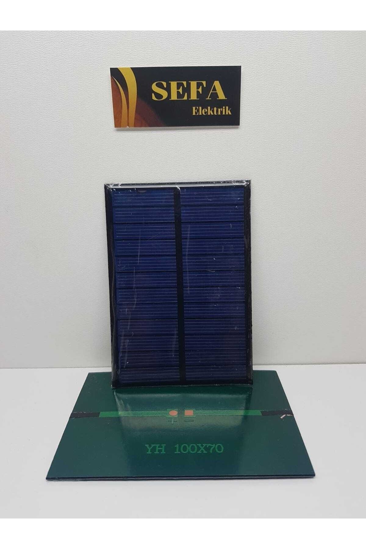 POLAKS Mini Solar Güneş Enerji Paneli 6 Volt 1,5 Watt 11,5cm 8,5cm
