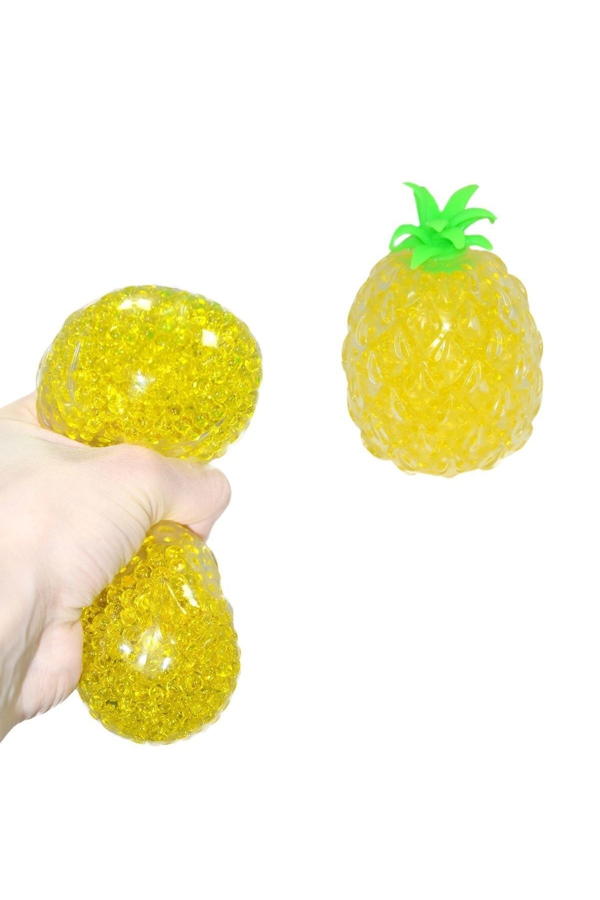 Hobimtek Pineapple Beads -ananas Boncuklu Stres Topu Sıkılabilir Su Boncuklu Ananas
