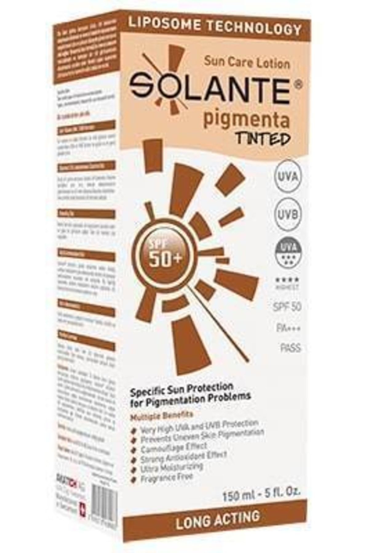 Solante Pigmenta Tinted Lotion Spf 50+ 150 Ml